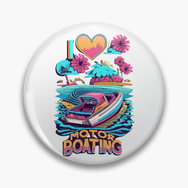 Item preview, I Love Motor Boating, I Heart Motor Boating - Boat Captain & Boating, Motor Boating designed and sold by ZingZone.