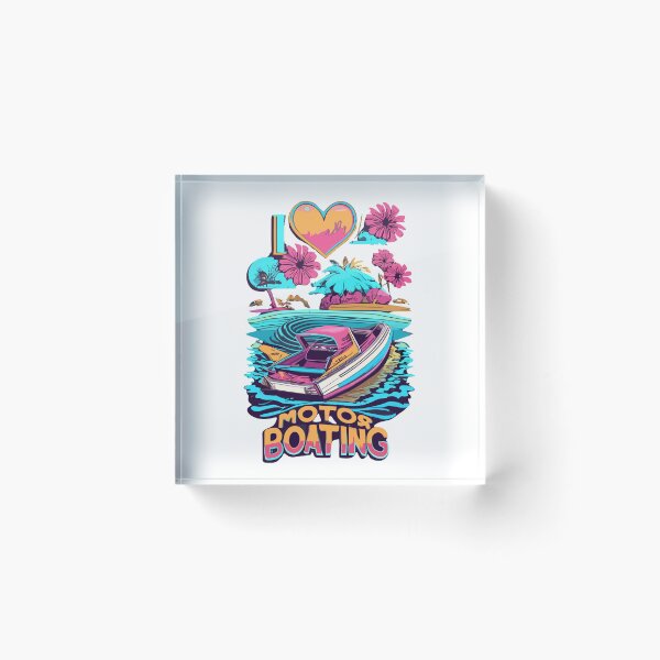 Item preview, I Love Motor Boating, I Heart Motor Boating - Boat Captain & Boating, Motor Boating designed and sold by ZingZone.