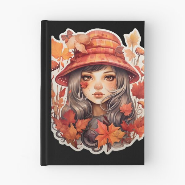 Item preview, Girl with maple leafs and mushrooms  designed and sold by Trendy-Artistry.