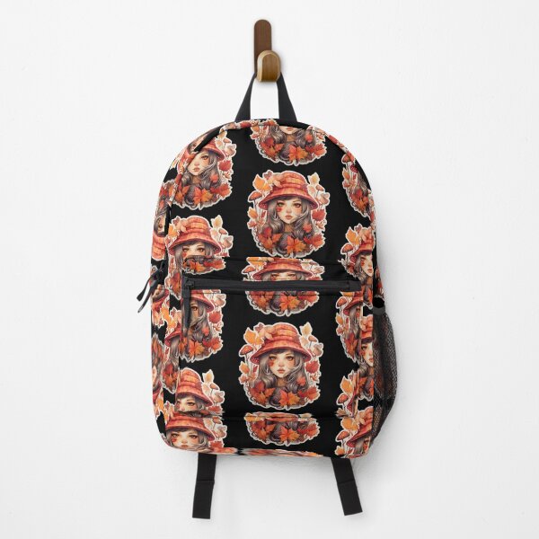 Item preview, Girl with maple leafs and mushrooms  designed and sold by Trendy-Artistry.