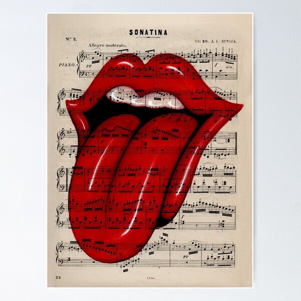 Item preview, Lengua en hoja de Partitura de sonatina designed and sold by lapetiteart.