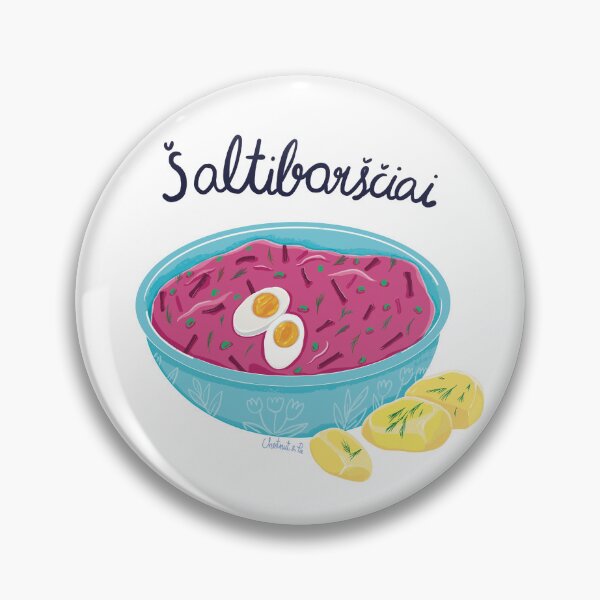 Item preview, Šaltibarščiai / Lithuanian cold beetroot soup designed and sold by Chestnut and Pie.