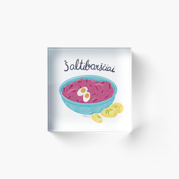 Item preview, Šaltibarščiai / Lithuanian cold beetroot soup designed and sold by Chestnut and Pie.