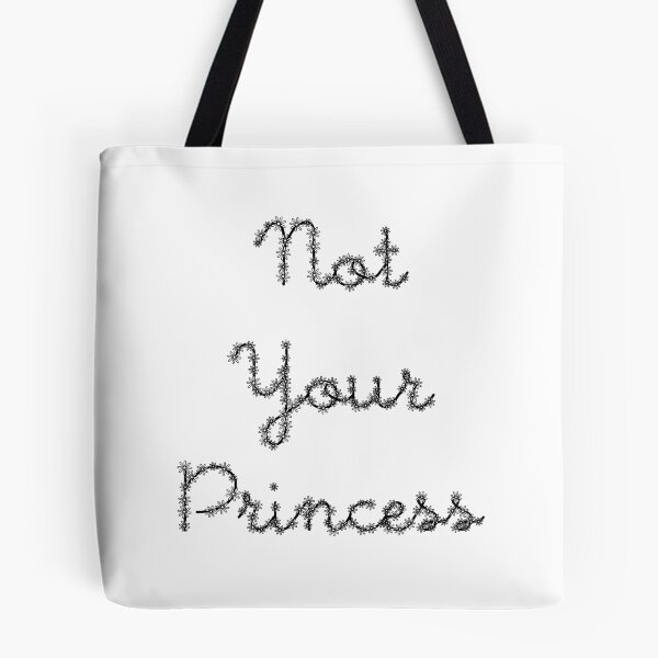 Item preview, 'Not Your Princess' Feminist Print designed and sold by smalltownmoon.