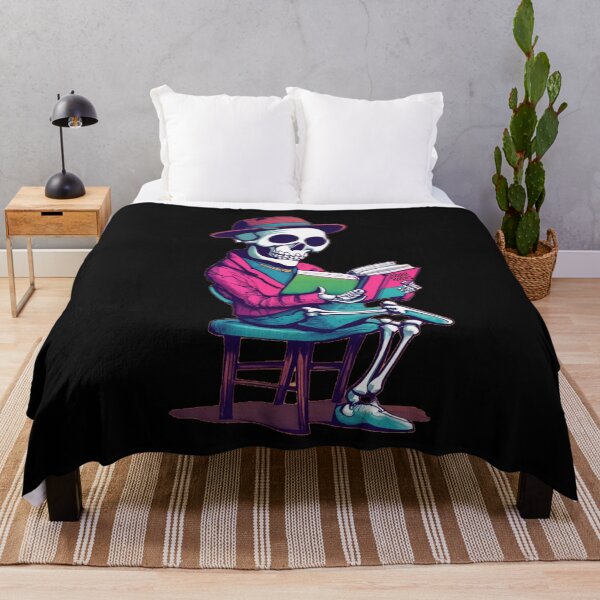 Item preview, Funny Skeleton Reading Book of Ghost Stories Halloween designed and sold by Nature's Fancy.