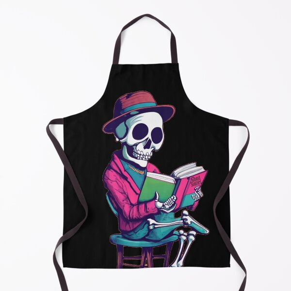 Item preview, Funny Skeleton Reading Book of Ghost Stories Halloween designed and sold by Nature's Fancy.