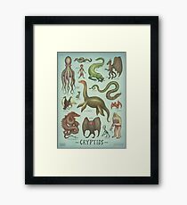 Cryptiden Gerahmtes Wandbild