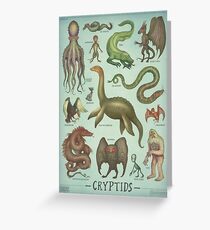 Cryptids Greeting Card