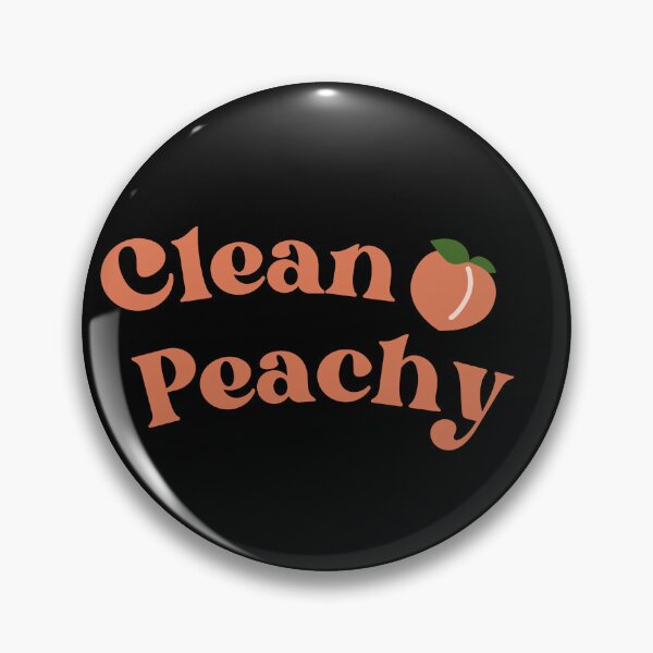 Item preview, Cute Funny Saying Peachy Clean bathroom decor  designed and sold by InspireSticker.