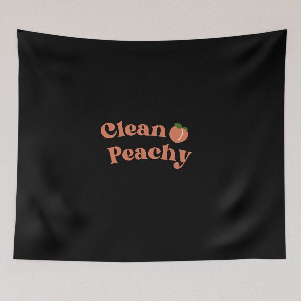 Item preview, Cute Funny Saying Peachy Clean bathroom decor  designed and sold by InspireSticker.