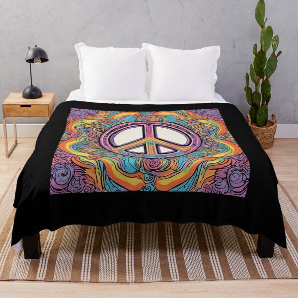 Item preview, Psychedelic Peace Sign Tie-dye designed and sold by Inkd-Tee.
