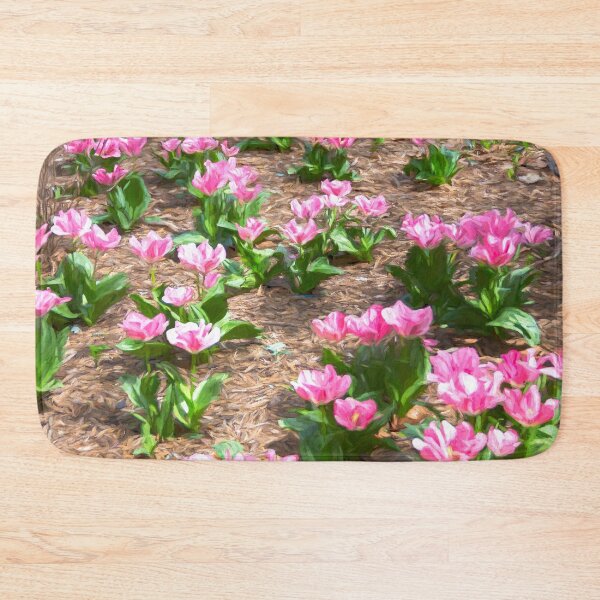 Item preview, Pink Tulips in the Park Photo Art designed and sold by Debra Martz.