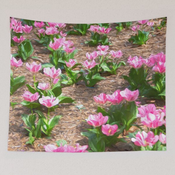 Item preview, Pink Tulips in the Park Photo Art designed and sold by Debra Martz.