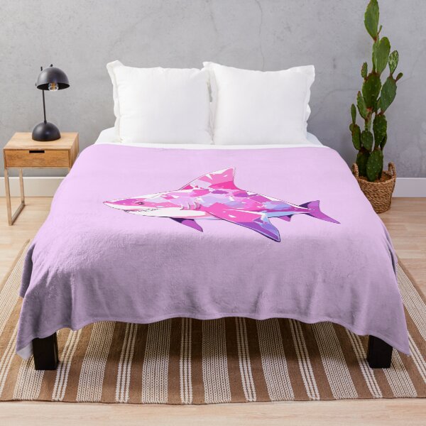 Item preview, Big Pink Grumpy Shark designed and sold by SweetClicks123.