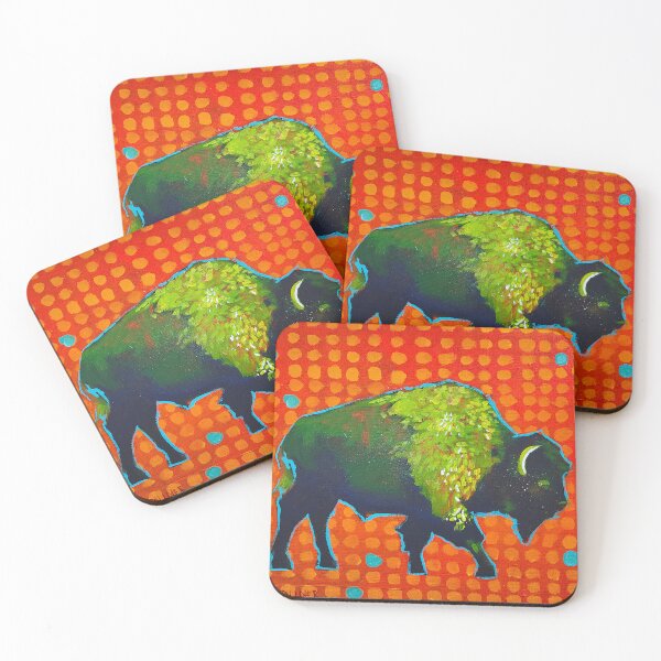 Item preview, My Neighbor the Bison Lives Down the Road designed and sold by Mad World Art Ltd. Co..