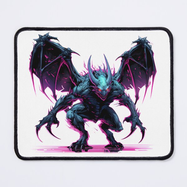Item preview, Cyberpunk Gargoyle in Neon Colors designed and sold by SchorlCraft.