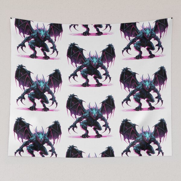 Item preview, Cyberpunk Gargoyle in Neon Colors designed and sold by SchorlCraft.