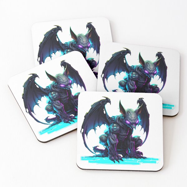 Item preview, Cyberpunk Gargoyle in Neon Colors designed and sold by SchorlCraft.