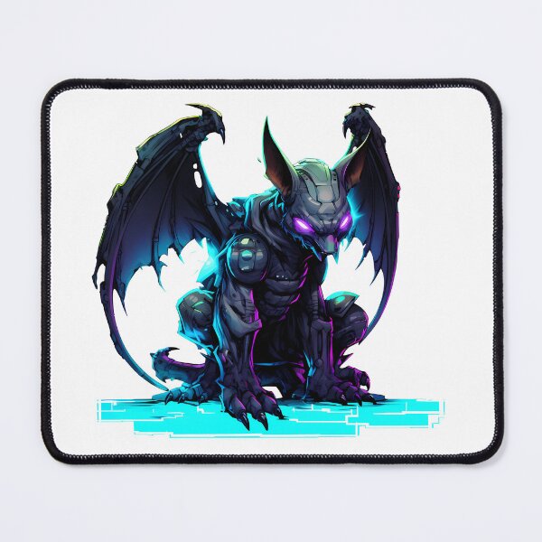 Item preview, Cyberpunk Gargoyle in Neon Colors designed and sold by SchorlCraft.