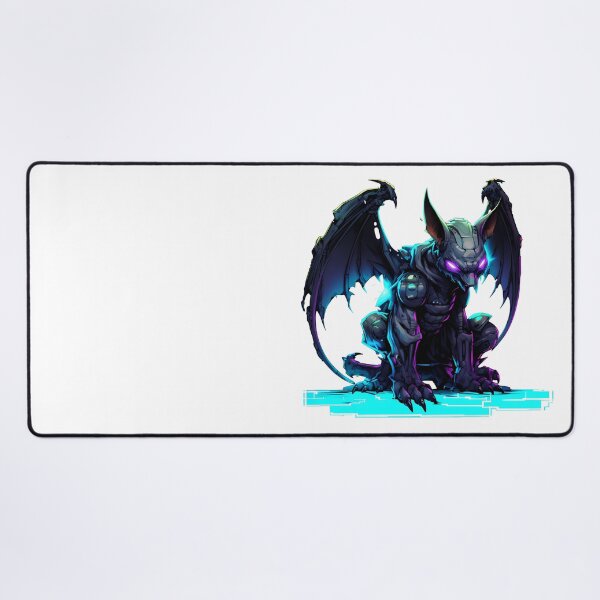 Item preview, Cyberpunk Gargoyle in Neon Colors designed and sold by SchorlCraft.