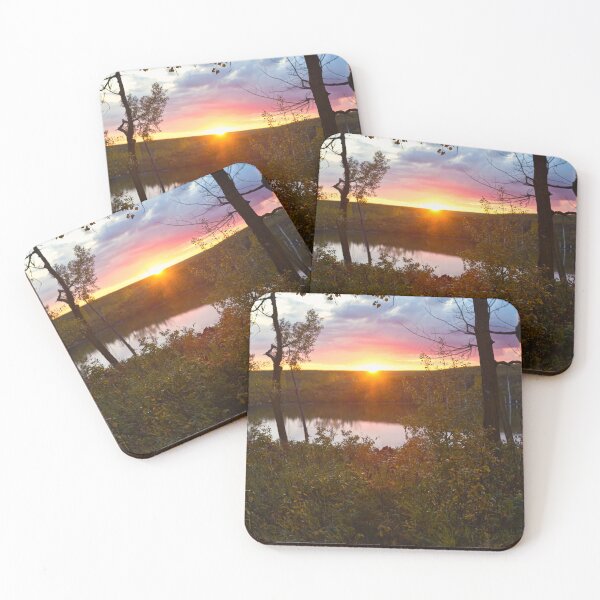 Item preview, Autumn Sunset over Aspen Lake designed and sold by Amy Mitchell.