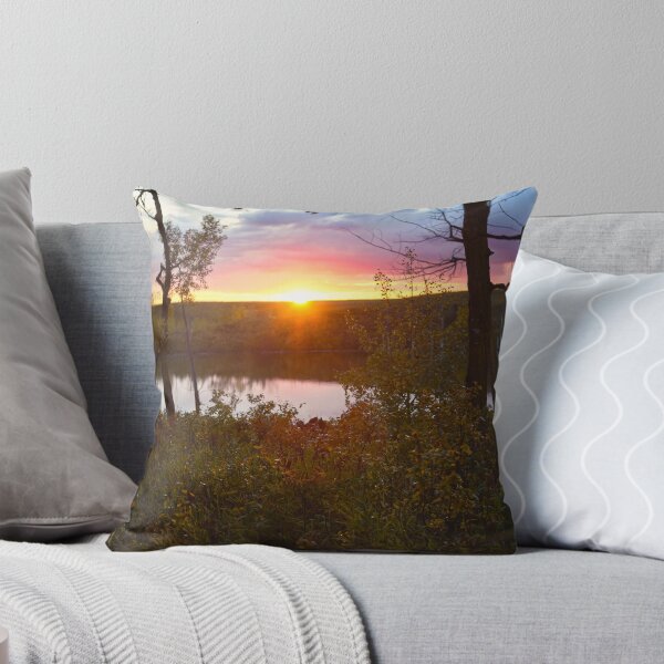 Item preview, Autumn Sunset over Aspen Lake designed and sold by Amy Mitchell.