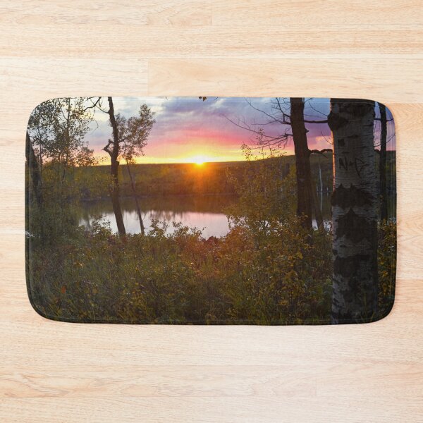 Item preview, Autumn Sunset over Aspen Lake designed and sold by Amy Mitchell.