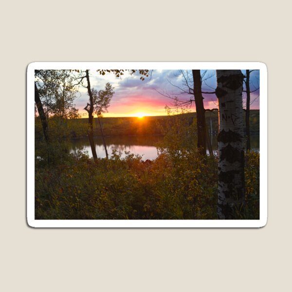 Item preview, Autumn Sunset over Aspen Lake designed and sold by Amy Mitchell.