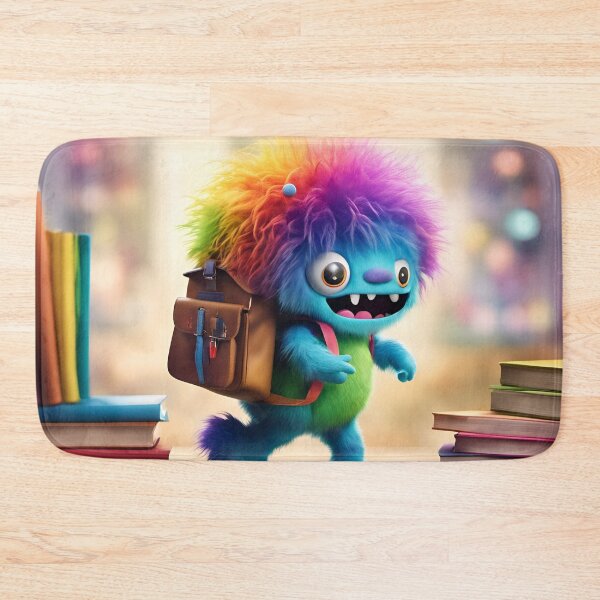Item preview, Rainbow monster goes to school designed and sold by Zen-Hues.