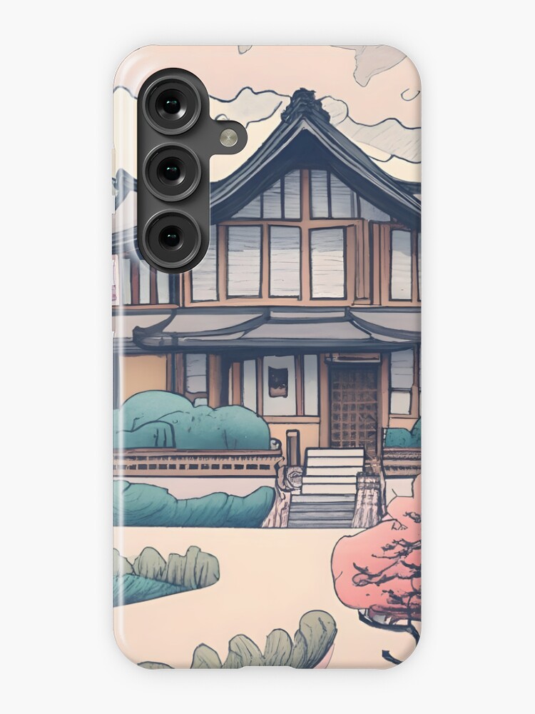 Thumbnail 1 of 4, Samsung Galaxy Phone Case, Old Traditional Korean house Hanok Drawing designed and sold by Patricks-Art.
