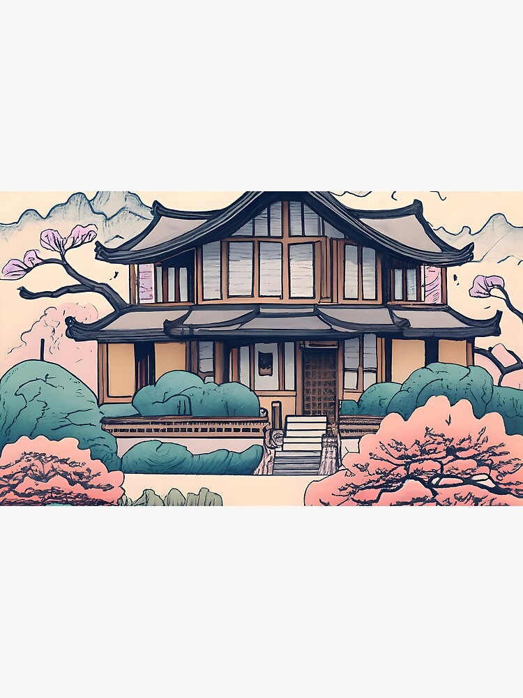 Thumbnail 6 of 6, Coffee Mug, Old Traditional Korean house Hanok Drawing designed and sold by Patricks-Art.