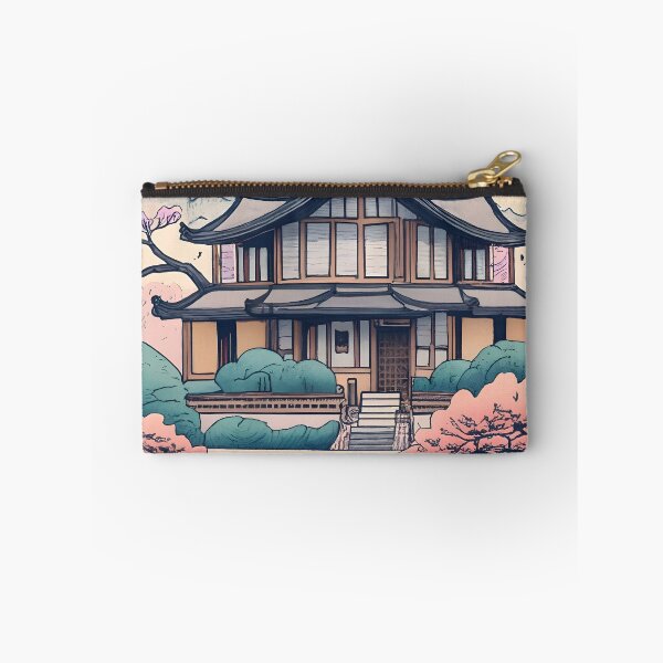 Item preview, Old Traditional Korean house Hanok Drawing designed and sold by Patricks-Art.