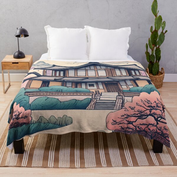 Item preview, Old Traditional Korean house Hanok Drawing designed and sold by Patricks-Art.