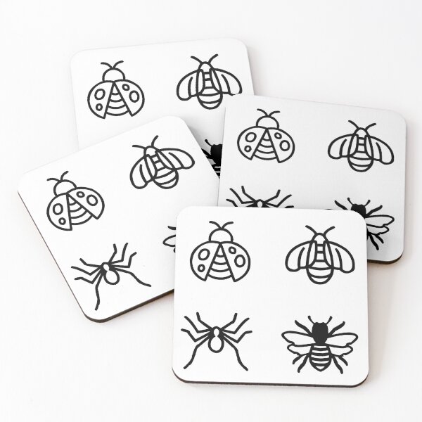 Item preview, Bug outlines designed and sold by KetiaArtWorld.