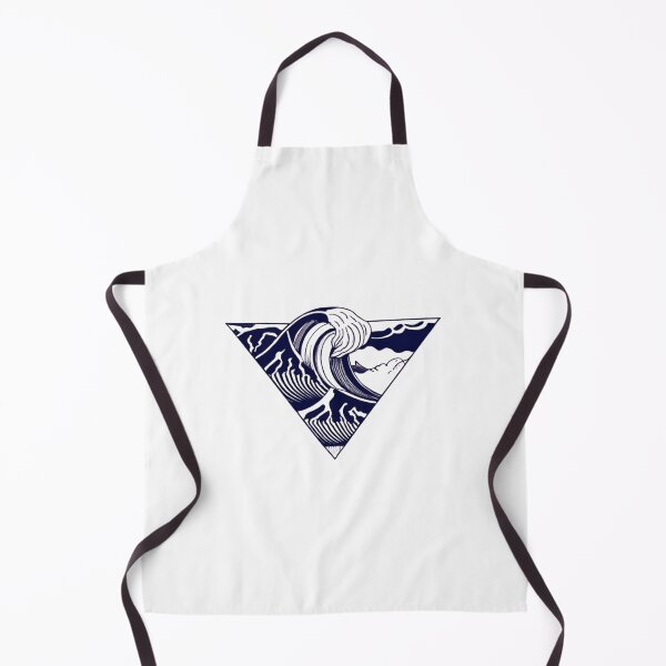 Item preview, Triangular graphic with waves designed and sold by Aktio  Design.