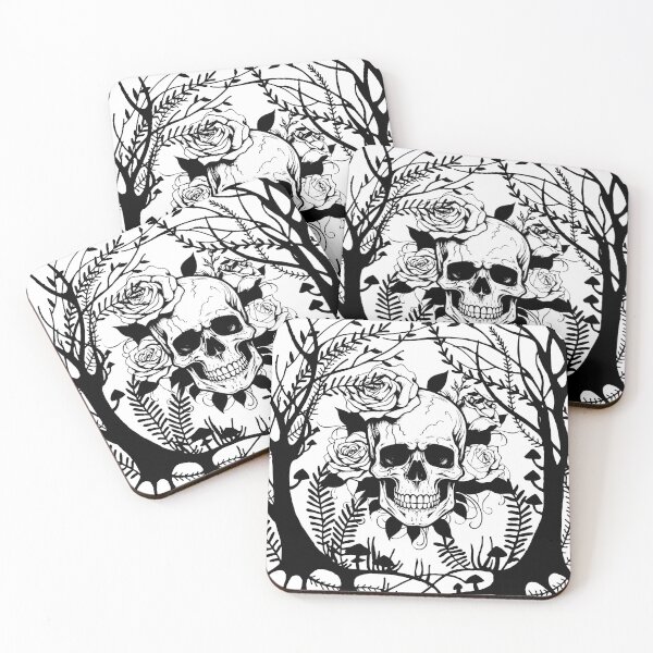 Item preview, Scull and roses  designed and sold by Aidesign77.