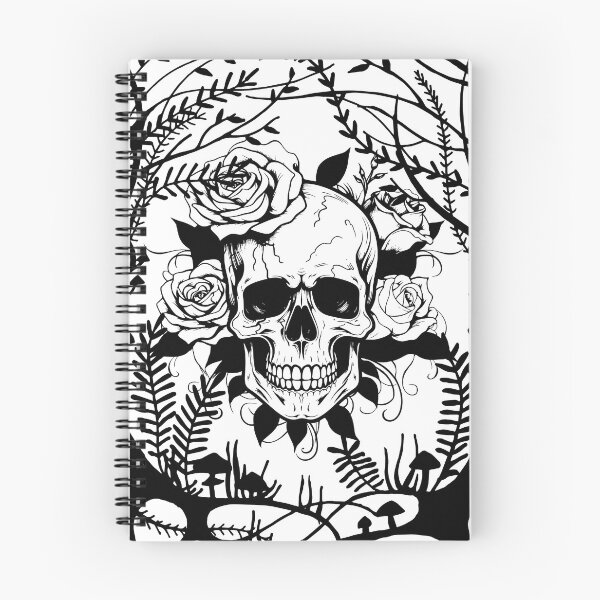 Item preview, Scull y rosas designed and sold by Aidesign77.