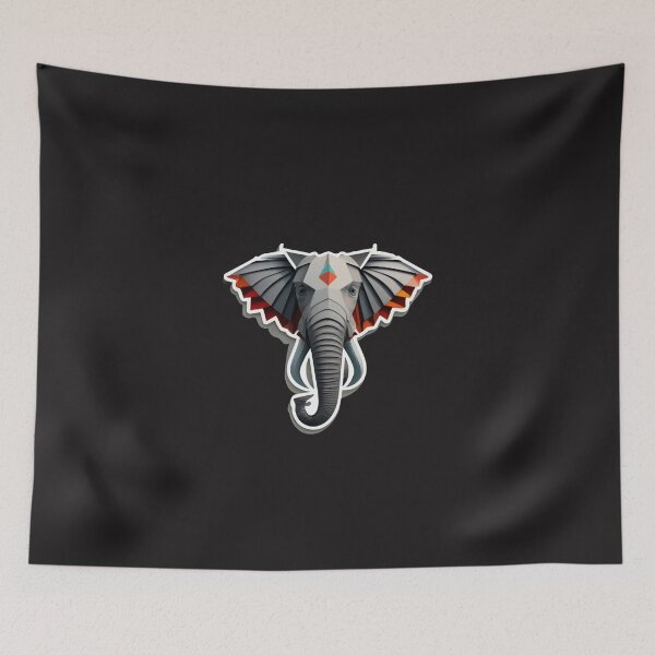 Item preview, Origami elephant head designed and sold by Aktio  Design.