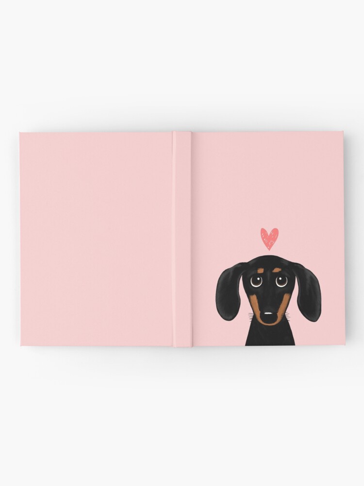 Black and Tan Dachshund with Heart, Cute Cartoon Wiener Dog Bath Mat for  Sale by Jenn Inashvili