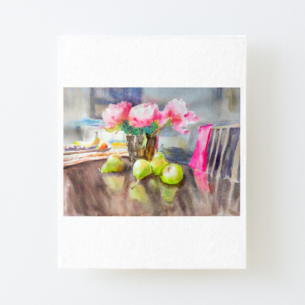 Small Canvas Print, Acrylic Painting , Flower Print, Stillife