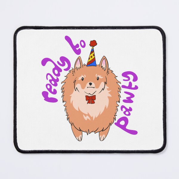 Item preview, Pomeranian: Ready to Pawty designed and sold by CorgiBoop.