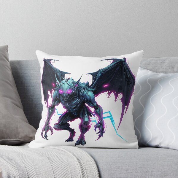 Item preview, Cyberpunk Gargoyle in Neon Colors designed and sold by SchorlCraft.