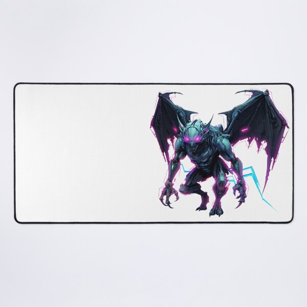 Item preview, Cyberpunk Gargoyle in Neon Colors designed and sold by SchorlCraft.