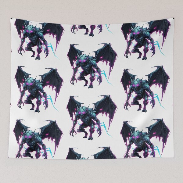 Item preview, Cyberpunk Gargoyle in Neon Colors designed and sold by SchorlCraft.