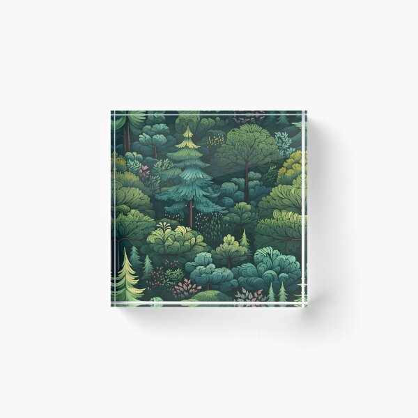 Item preview, forest art seamless designed and sold by Ttthunder123.