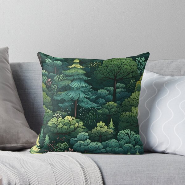 Item preview, forest art seamless designed and sold by Ttthunder123.