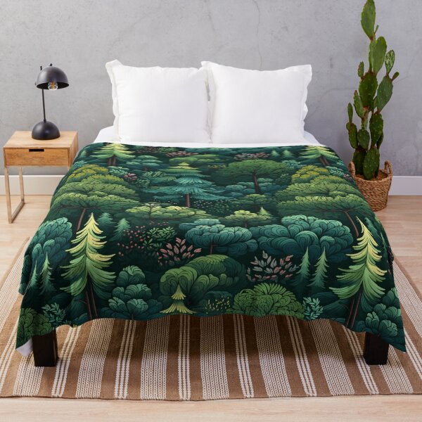 Item preview, forest art seamless designed and sold by Ttthunder123.
