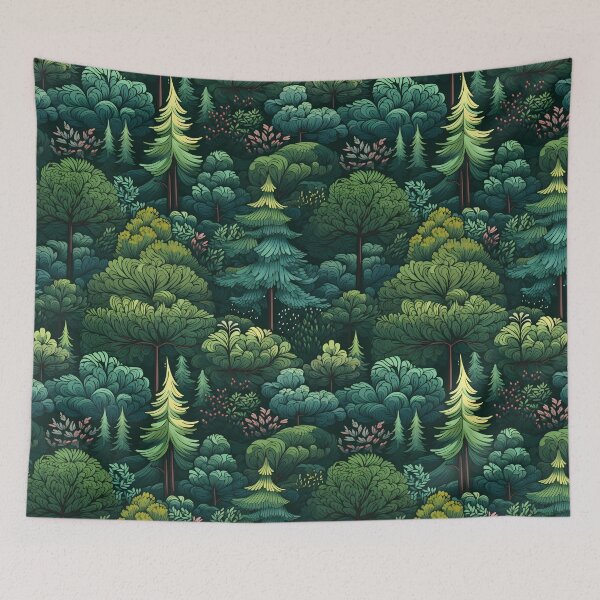 Item preview, forest art seamless designed and sold by Ttthunder123.
