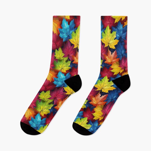 Item preview, Colourful maple leafs designed and sold by Trendy-Artistry.