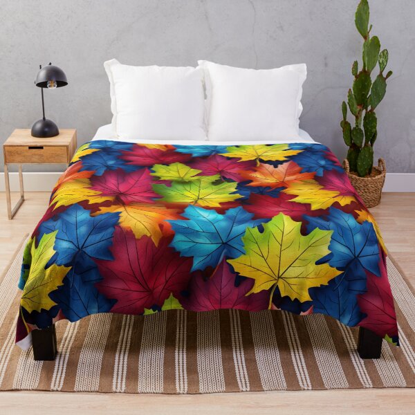 Item preview, Colourful maple leafs designed and sold by Trendy-Artistry.